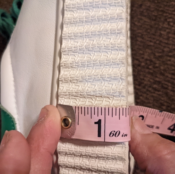 J/Slides NYC green and white platform sneakers - Picture 9 of 12